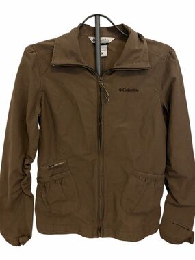 Columbia Brown Lightweight Full-Zip Jacket